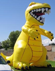 giant zilla monster shape advertising inflatable